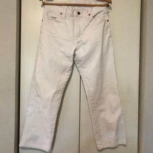 🆕 Wrangler white crop jeans